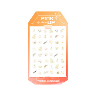 Наклейки для ногтей `PINK UP` `DECOR` AUTUMN COLLECTION 3D переводные тон 167