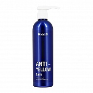 Бальзам для волос `OLLIN` ANTI-YELLOW тонирующий против желтизны 500 мл