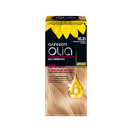 Краска для волос `GARNIER` `OLIA` тон 10.21 (Перламутровый блонд)