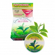 Паста зубная `POP HERBS` травяная с зеленым чаем 25 г