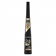 Подводка для глаз `CATRICE` 24H BRUSH LINER тон 010 ultra black