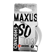 Презервативы `MAXUS` экстремально тонкие 3 шт