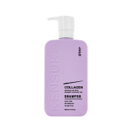 Шампунь для волос `KENSUKO` COLLAGEN для лишенных объема и тонких волос 400 мл
