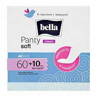 Прокладки ежедневные `BELLA` PANTY SOFT CLASSIC 60+10 шт