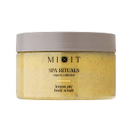 Скраб-бальзам для тела `MIXIT` `SPA RITUALS` ORGANIC COLLECTION соляной с ароматом лимонного пирога 300 г