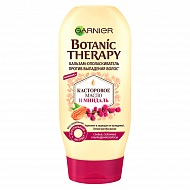 Бальзам-ополаскиватель для волос `GARNIER` `BOTANIC THERAPY` КАСТОРОВОЕ МАСЛО И МИНДАЛЬ против выпадения 387 мл