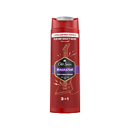 Гель для душа и шампунь `OLD SPICE` ROCKSTAR яркий аромат бергамота (3в1) 400 мл