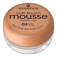 Мусс тональный для лица `ESSENCE` SOFT TOUCH тон 02