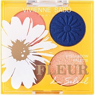 Палетка теней для век `VIVIENNE SABO` FLEUR DU SOLEIL тон 01