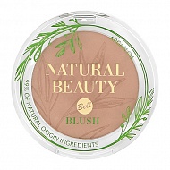 Румяна для лица `BELL` `NATURAL BEAUTY` BLUSH тон pure mauve 99% натуральных ингредиентов