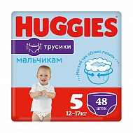 Подгузники-трусики `HUGGIES` 13-17 кг для мальчиков 48 шт