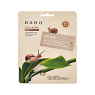 Маска для лица `DABO` с муцином улитки 23 г