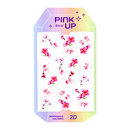 Наклейки для ногтей `PINK UP` `DECOR` 2D переводные тон 132