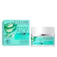 Гель для лица `EVELINE` ORGANIC Алое + Коллаген (увлажняюще-матирующий) 50 мл