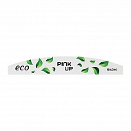 Пилка для ногтей `PINK UP` `ACCESSORIES` ECO из бамбука 180/240