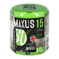 Презервативы `MAXUS` микс-набор с кейсом 15 шт