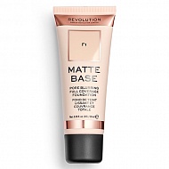 Основа тональная для лица `REVOLUTION` MATTE BASE тон F1
