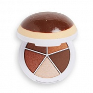 Палетка теней для век `I HEART REVOLUTION` DONUTS тон chocolate custard