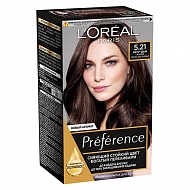 Краска для волос `LOREAL` `PREFERENCE` тон 5.21 (Нотр-дам)