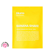 Скраб для тела `LIKATO` `PROFESSIONAL` банановый шейк (лимфодренажный) 250 г