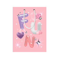 Сумка бумажная `FUN` MOOD в ассортименте (l)