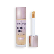 Основа тональная для лица `REVOLUTION` BRIGHT LIGHT 4-IN-1 с эффектом сияния тон Lustre Medium Light