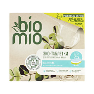 Таблетки для посудомоечных машин `BIOMIO` BIO-TABS MULTI Эвкалипт 25 шт