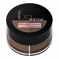 Помада для бровей `CATRICE` 3D BROW TWO-TONE POMADE WATERPROOF тон 020 medium to dark (коричневый/темно-коричневый)