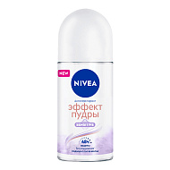 Део-ролл жен. `NIVEA` ЭФФЕКТ ПУДРЫ SENSITIVE (антиперспирант) 50 мл