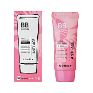 Крем для лица `CONSLY` EFFECT PHOTOSHOP BB антивозрастной SPF 50 PA++++ (натуральный бежевый) 50 мл