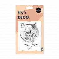 Татуировка для тела `DECO.` Ubeyko by Miami tattoos переводная (Moon flower)