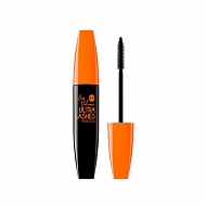 Тушь для ресниц `BELL` BIG VOLUME ULTRA LASHES MASCARA тон 001 черная стойкая интенсивно увеличивающая объем