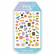 Наклейки для ногтей `PINK UP` `DECOR` FUN переводные тон 85
