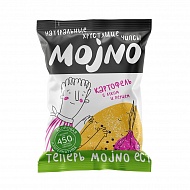 Чипсы натуральные `MOJNO` из картофеля и лука с гималайской солью и черным молотым перцем 75 г