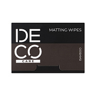 Салфетки для лица `DECO.` CARE матирующие (черные) 100 шт