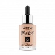 Основа тональная для лица `CATRICE` HD LIQUID COVERAGE тон 020 Rose Beige