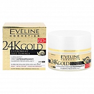 Крем для лица `EVELINE` 24K GOLD ультравосстанавливающий 60+ (против морщин) 50 мл