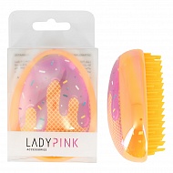 Расческа для волос распутывающая `LADY PINK` с принтом мороженое