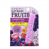Бальзам для губ `MENTHOLATUM` LIP BABY FRUITS Виноград и лесные ягоды 4,5 г