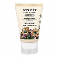 Део-крем жен. `ECOLATIER` ORGANIC CACTUS Гладкость & красота 40 мл