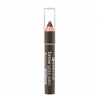 Карандаш для бровей `ESSENCE` BROW WAX PEN восковой тон 05 deep brown