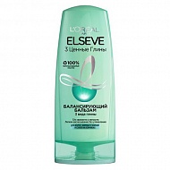 Бальзам для волос `LOREAL` `ELSEVE` 3 ЦЕННЫЕ ГЛИНЫ балансирующий (для волос, жирных у корней и сухих на кончиках) 200 мл