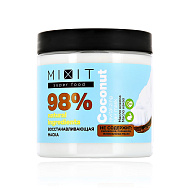 Маска для волос `MIXIT` SUPER FOOD с маслом кокоса и какао (восстанавливающая) 500 мл