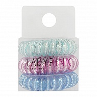 Набор резинок `LADY PINK` `BASIC` SLINKY box 3 шт