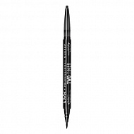 Лайнер для глаз `NYX PROFESSIONAL MAKEUP` TWO TIMER-DUAL EYELINER тон 01 Black