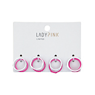 Набор колец `LADY PINK`
