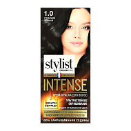 Крем-краска для волос `STYLIST COLOR PRO` INTENSE тон 1.0 Глубокий черный