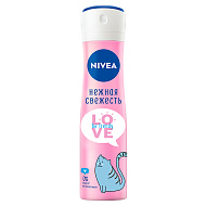 Део-спрей жен. `NIVEA` BE TRENDY Нежная Свежесть (антиперспирант) 150 мл