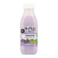 Гель-смузи для душа `NATIGO BY NATURE` Черника-киви 400 мл