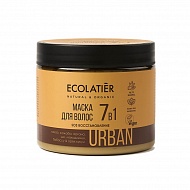 Маска для волос `ECOLATIER` URBAN 7в1 восстанавливающая 380 мл